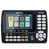 Satellite finder Signal Finder, VISLONE HD Satellite TV Signal Finder ST-5150 DVB-S2/T2/C COMBO Digital Handheld Signal Meter Satellite Finder H.265 HEVC MPEG-4 4.3 Inch TFT LCD US Plug