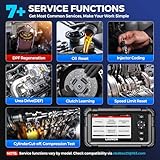 LAUNCH CRP129 HD Heavy Duty Truck Scanner, Full System Diesel Diagnostic Scan Tool with 7 Reset, DPF Regen Speed Limit Adjust Oil Reset,Commercial Code Reader for Heavy Truck Pickup Tractor Semi-Truck