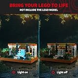 BRIKSMAX Light Kit for Lego-10359 Fountain Garden Building Kit, Creative DIY LED Lighting Accessories, Decorative Model Kit (Not Included Lego Set)