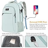 MATEIN Travel Laptop Backpack, Lightweight Anti Theft School Bookbag for Girls Boys and Students with USB Charging Port, Water Resistant 15.6 Inch Computer Bag Sturdy College Daypack Gift for Women