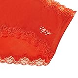 Uwila Warrior Soft Silks Days of The Week 'TGIF' Women's Brief Underwear | Spicy Orange | Large