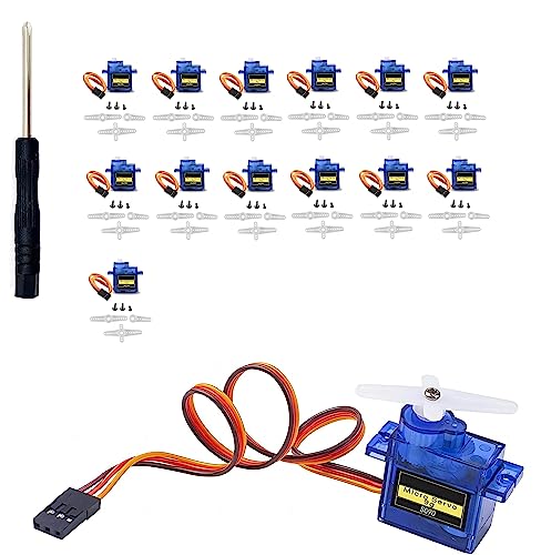 WWZMDiB SG90 Micro Servo Motor for Arduino Raspberry Pi DIY (12 Pcs)