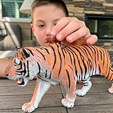 Safari Ltd. Siberian Tiger Figurine - Realistic 10.5" Figure - Educational Toy for Boys, Girls and Kids Ages 1+