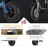 AVOKIN 2 Pack 10x3.0 Off-Road Tire, 255x80(80/65-6) Scooter Tubeless Solid Tire Compatible with 10 Inch Electric Scooter Tire Front or Rear