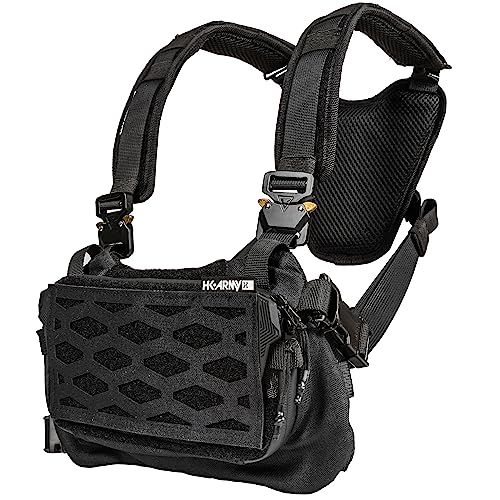 HK Army Hostile Sector Chest Rig - MOLLE Tactical Airsoft Vest (Black)