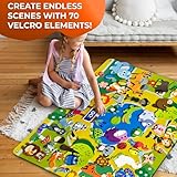 QUOKKA Zoo Felt Board for Kids 3-5 Years Old - Social Emotional Preschool Learning Activities for Ages 2-4