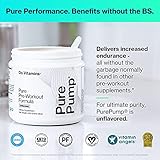 Do Vitamins PurePump - All-Natural Clean Pre-Workout Powder, Boost Energy, Focus, Pumps, Endurance, Paleo, Keto, Vegan, Citrulline, Beta Alanine, Unflavored (30 Servings)