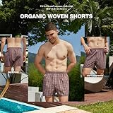 5Mayi Mens Boxer Shorts Underwear Boxers Cotton Underwear Mens Boxers for Men Loose Fit 4 Pack M