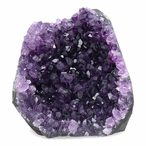 DEEP PURPLE PROJECT 1 Lb Quartz Crystal Cluster Raw Amethyst Stone Plus: GIFT WRAP BOX INCLUDED