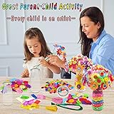 Crafts for Girls Ages 6-10 Make Your Own Flower Bouquet with Buttons and Felt Flowers, Vase Art and Craft for Children - DIY Activity Christmas Birthday Gift for Girls Age 6 7 8 9 10 Year Old