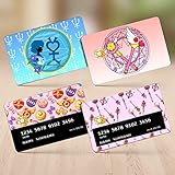 Card Stickers Bank Debit Credit Anime Vinyl Cover Hino Label Rei Removable Makoto Protector Kino Case Slim Waterproof Gift For Office Home Friends Holiday Xmas New Year