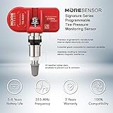 MORESENSOR Signature Series 315MHz TPMS Tire Pressure Sensor 4-Pack | Preprogrammed for Select 25+ Japanese Brand Models | Replacement for 42753-STK-A04 | Clamp-in | NX-S072-4