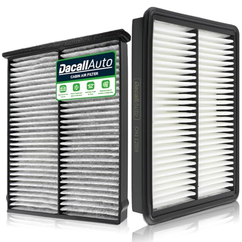 Dacall Engine & Cabin Air Filter Set for Mazda 3 2.0L/2.5L(2014-2018), for Mazda 6 2.5L(2014-2020), for Mazda CX-5 2.0L/2.5L(2013-2023), Replace CP11811,CA11259, CPJ6X, KD45-61-J6X