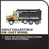 Diecast Masters Caterpillar CT660 SBFA Ox Bodies Stampede Dump Truck | Transport Series Cat Trucks & Construction Equipment | 1:50 Scale Model Diecast Collectible | Diecast Masters Model 85668