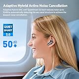 EarFun Air Pro 4 Adaptive Hybrid Noise Canceling Wireless Earbuds, Qualcomm Snapdragon Sound, aptX™ Lossless, 6 Mics AI CVC 8.0 Call, LDAC Hi-Res Audio, 52H Playtime, Bluetooth 5.4, in-Ear Detection