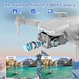 X-shop Drone with Camera for Kids & Adults, 1080P HD Mini FPV Drones with Altitude Hold, One-Key Take Off/Landing, Headless Mode, 360° Flips, Speed Adjustment, Toys Gifts for Boys Girls, Beginner