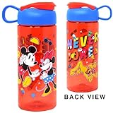 Classic Disney Disney Mickey Mouse Lunch Bag and Water Bottle Set - Mickey Mouse School Supplies Bundle with Lunch Box, 30 Oz Water Bottle, and Stickers (Mickey School Supplies)