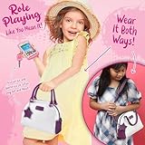 Little Girls Purse with Accessories and Pretend Makeup for Toddlers - My First Purse Set Includes Handbag, Phone, Wallet, Play Makeup and More Pretend Play Toys for Girls Age 3 +, Great Gift for Girls