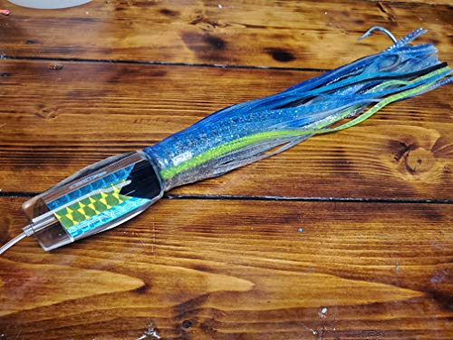 Lobo Lures #50 Typhoon Bahama 15" Limited Edition Blue Marlin Tournament Fishing Trolling Lure (Typhoon 10/0 Rigged)