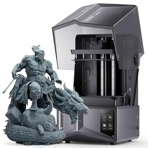 ELEGOO Saturn 4 Ultra 12K Resin 3D Printer, with Smart Automatic Leveling, 10-Inch 12K Monochrome LCD, 150mm/h Faster Printing Speed,8.62x4.84x8.66 Inch Printing Size