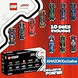 LEGO Speed Champions Ultimate Formula 1 Collector's Pack - Contains 10 Sets in 1 - Includes Exclusive Poster - Collectible F1 Model Car Kit - Exciting Gift for Adults and Racing Enthusiasts - 66802