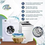 True Fresh Washing Machine Cleaner Tablets, 25 Solid Deep Cleaning Tablet, Finally Clean All Washers Machines Including HE Front Loader Top Load