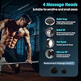 Massager Gun Deep Tissue, Cordless Vibrating Muscle Massage Gun - Handheld Mini Massager for Back, Neck and Fascial Binding - Targetred Trigger Point Therapy Massage Gun