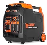 WEN 56477i 4800-Watt Portable Inverter Generator, 72.7 pounds