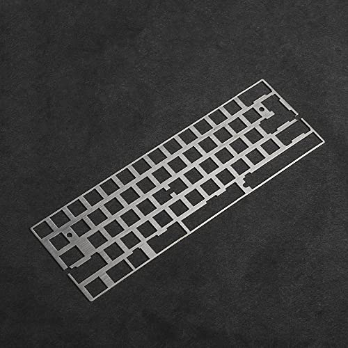 Stainless Plate Type A or B for DIY Mechanical Keyboard fit DZ60 GH60 XD60 (Staninless Plate A)