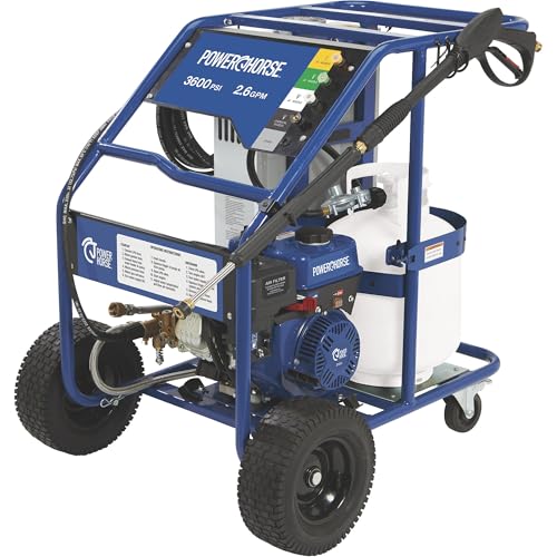 Powerhorse Propane Pressure Washer, Hot Water Pressure Washer Gas Pressure Washer with Propane Burner, Power Washer Car Pressure Washer