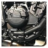 Motorcycle Crankcases Engine Guards Motorcycle Engine Crankcase Protective Cover for Yamaha MT-07 XSR700 FZ-07 MT-07 Tracer TENERE 700 2014-2023 Engine Timing Parts Covers(Black)