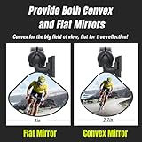 PIDZOOM Bike Helmet Mirror for Cycling- 360° Adjustable and Rotatable Safe Rearview Helmet Mirror for Bicycle Riding Accessories and Other Outdoor Activities, Easy to Install