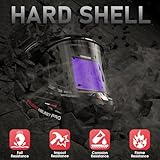 YESWELDER Large Viewing True Color Solar Powered Auto Darkening Welding Helmet with SIDE VIEW, 4 Arc Sensor Wide Shade 4/5-9/9-13 Welder Mask for TIG MIG ARC Grinding Plasma LYG-Q800D