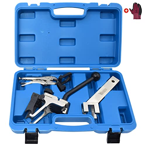 Yuesstloo Valve Pressure Spring Installer Remover Tool Plier Kit, Compatible with BMW Mini N12 N14 N16 N18 Peugeot Citroen 1.6T Engine, with Gloves