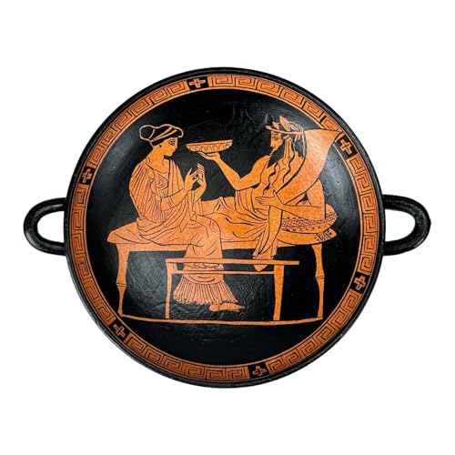 Goddess Persephone and Hades in The Underworld Kylix Ancient Greek vase Copy