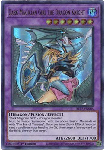 Dark Magician Girl the Dragon Knight - DLCS-EN006 - Ultra Rare - 1st Edition (Alternate Art)
