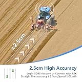 SMAJAYU Tractor GPS, Auto Steer System 2.5cm Accuracy by RTK Base 10cm Precision by PPP Without RTK, AB Line in Straight Curve A+ Pivot U-Turn Mode for Planting Spraying Harvesting