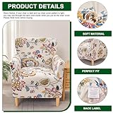 CRFATOP Stretch Modern Banquet Armchair Slipcover 1-Piece Accent Chair Covers with Arms Soft Chair Slipcovers for Living Room Armchair Furniture Protector Office Reception Reading Sofa,B61