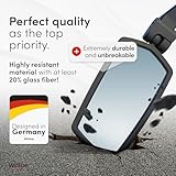 WITTKOP Bike mirror | Large HD field of vision | 360° rotatable & foldable | Mounting above & below | Break-proof & durable | ebike accessories, bike mirror handlebar mount, bicycle mirrors