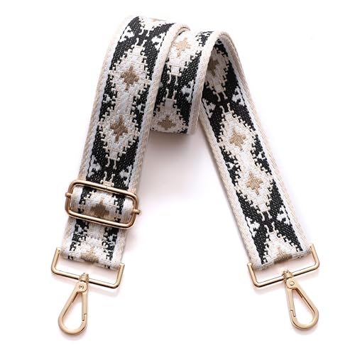 Purse Strap Replacement Crossbody Handbag Bags belt for Women Purses Straps for Handbag Adjustable Cross Body Replacement Guitar Strap Luggage Shoulder Canvas…