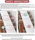 Upgraded Version 4 Pack Staircase Slide,Compatible with 90% Staircase, Stair Mounted Kids Indoor Home Staircase Slide