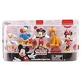 Just Play Disney Mickey Mouse Collectible Figure Set (Mickey, Minnie, Daisy, Donald, and Pluto)