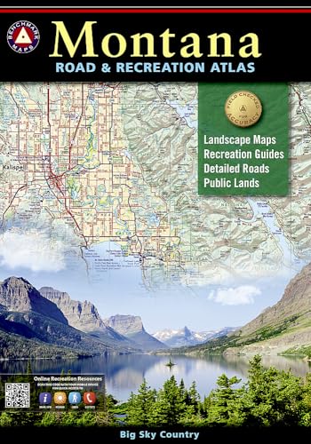 Montana Road and Recreation Atlas - 6th Edition, 2024 (Benchmark)