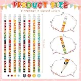 Kosiz 400 Pcs Happy Birthday Pencils Colorful Printed Birthday Pencils with Top Erasers Perfect For Teachers Class Reward Party Kids Gifts Supplies