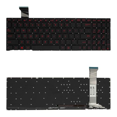 Laptop Keyboard for ASUS GL552JX GL552VL GL552VW GL552VX with Backlit United States US Black