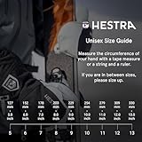 Hestra Army Leather Heli Ski Glove - Classic 3-Finger Snow Glove for Skiing, Snowboarding and Mountaineering, Black, 10