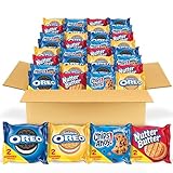 OREO Original, OREO Golden, CHIPS AHOY! & Nutter Butter Cookie Snacks Variety Pack, 56 Snack Packs (2 Cookies Per Pack)