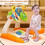 COLOR TREE Kids Pretend Ride on Toy,Steering Wheel Driving Simulate Toys for Toddlers