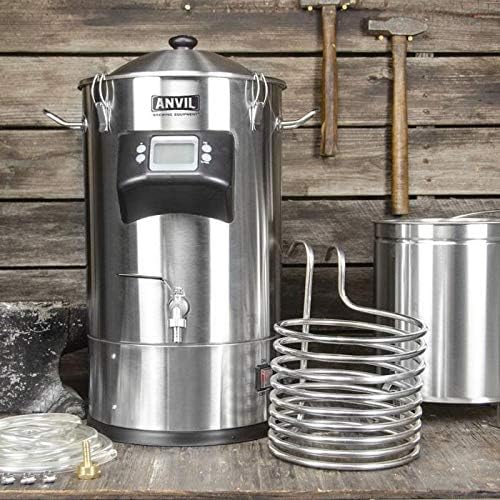 All-in-One Electric Brewing System, Anvil Foundry™, Home Beer Brewer, Delayed Start Timer, 240V or 120 Option, Easy Clean False Bottom, Sous Vide Machine (6.5 Gallon)