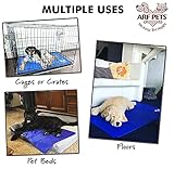 Arf Pets Dog Cooling Mat 27” x 43” Pad for Kennels, Crates and Beds, Non-Toxic, Durable Solid Self Cooling Gel Material. No Refrigeration or Electricity Needed